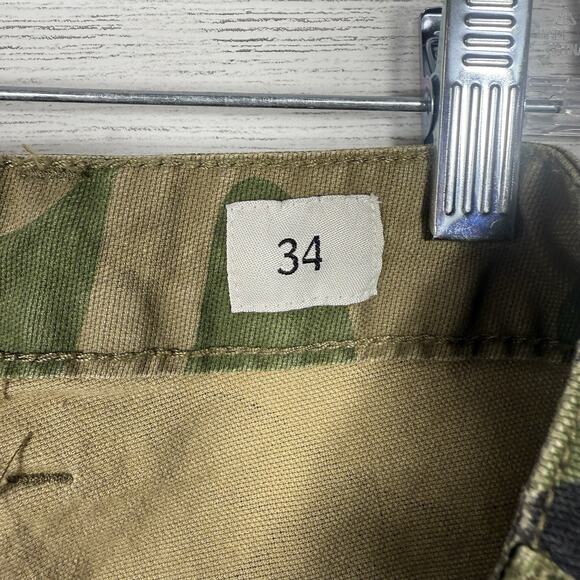 Smoke Rise Denim Co. Mens size 34 Camo paint splatter distressed shorts 82930 - Picture 7 of 8